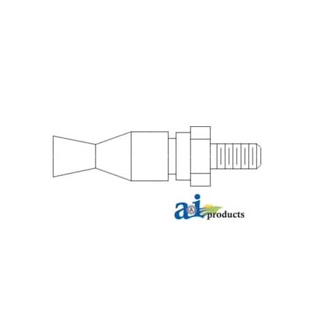 A & I Products Stud, Grille Mounting 3" x5" x1" A-C9NN8B151B